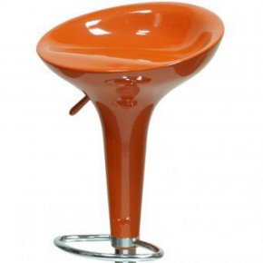 Барный стул Barneo N-100 Bomba оранжевый глянец в Качканаре - kachkanar.mebel-74.com | фото