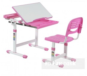 Комплект парта + стул трансформеры Cantare Pink в Качканаре - kachkanar.mebel-74.com | фото