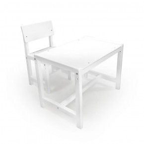 Детский растущий комплект стол и стул Я САМ "Лофт" (Белый, Белый) в Качканаре - kachkanar.mebel-74.com | фото