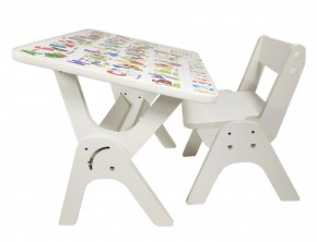 Детский растущий стол-парта и стул Я САМ "Умка" (Алфавит) в Качканаре - kachkanar.mebel-74.com | фото