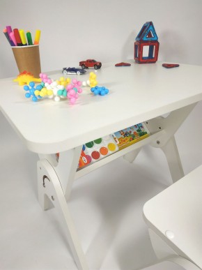 Детский растущий стол-парта и стул Я САМ "Умка" (Белый) в Качканаре - kachkanar.mebel-74.com | фото