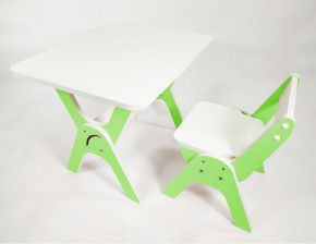 Детский растущий стол-парта и стул Я САМ "Умка" (Зеленый) в Качканаре - kachkanar.mebel-74.com | фото