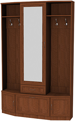 Шкаф для прихожей с зеркалом арт.600 в Качканаре - kachkanar.mebel-74.com | фото
