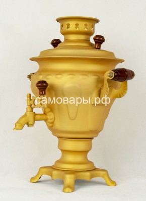 Электрический самовар "Русское золото" матовая груша на 2 литра (Ограниченная серия) в Качканаре - kachkanar.mebel-74.com | фото