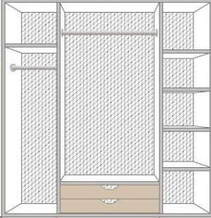 Спальный гарнитур Роза (шкаф 4-х дверный) в Качканаре - kachkanar.mebel-74.com | фото