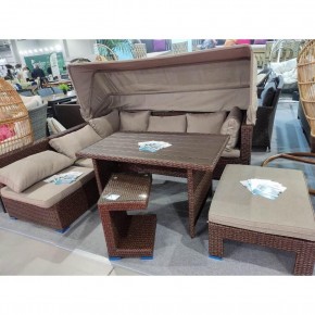 Комплект мебели с диваном AFM-320B-T320 Brown в Качканаре - kachkanar.mebel-74.com | фото
