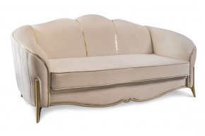 Комплект мягкой мебели Lara 3-1-1 с раскладным механизмом (бежевый/золото) в Качканаре - kachkanar.mebel-74.com | фото