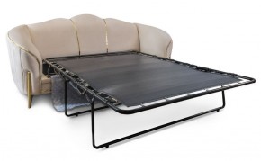 Комплект мягкой мебели Lara 3-1-1 с раскладным механизмом (бежевый/золото) в Качканаре - kachkanar.mebel-74.com | фото