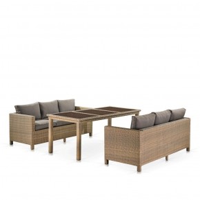 Комплект плетеной мебели T365/S65B-W65 Light Brown в Качканаре - kachkanar.mebel-74.com | фото