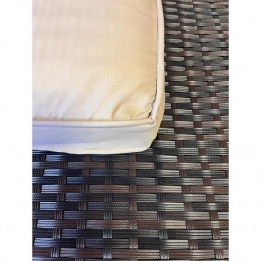 Комплект плетеной мебели  YR822Br Brown-Beige (подушка бежевая) в Качканаре - kachkanar.mebel-74.com | фото