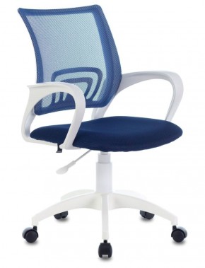 Кресло BRABIX "Fly MG-396W" (белый/темно-синее) 532399 в Качканаре - kachkanar.mebel-74.com | фото