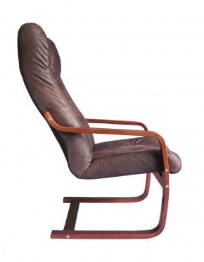 Кресло для отдыха (пружинка) Магнат 102-З-Ш замша ШОКОЛАД в Качканаре - kachkanar.mebel-74.com | фото