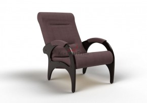 Кресло для отдыха Римини 19-Т-КМ (ткань/венге) КОФЕ С МОЛОКОМ в Качканаре - kachkanar.mebel-74.com | фото