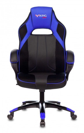 Кресло игровое Бюрократ VIKING 2 AERO BLUE черный/синий в Качканаре - kachkanar.mebel-74.com | фото
