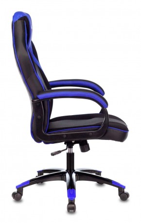 Кресло игровое Бюрократ VIKING 2 AERO BLUE черный/синий в Качканаре - kachkanar.mebel-74.com | фото