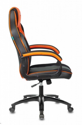 Кресло игровое Бюрократ VIKING 2 AERO ORANGE черный/оранжевый в Качканаре - kachkanar.mebel-74.com | фото