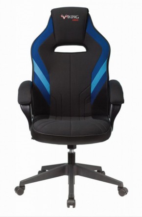 Кресло игровое Бюрократ VIKING 3 AERO BLUE черный/синий в Качканаре - kachkanar.mebel-74.com | фото