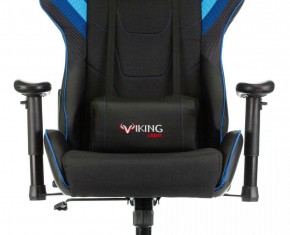 Кресло игровое Бюрократ VIKING 4 AERO BLUE черный/синий в Качканаре - kachkanar.mebel-74.com | фото