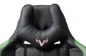 Кресло игровое Бюрократ VIKING 5 AERO LGREEN черный/салатовый в Качканаре - kachkanar.mebel-74.com | фото