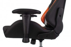 Кресло игровое Бюрократ VIKING 5 AERO ORANGE черный/оранжевый в Качканаре - kachkanar.mebel-74.com | фото