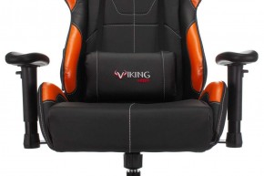 Кресло игровое Бюрократ VIKING 5 AERO ORANGE черный/оранжевый в Качканаре - kachkanar.mebel-74.com | фото