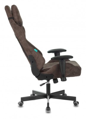 Кресло игровое Бюрократ VIKING KNIGHT LT10 FABRIC коричневый в Качканаре - kachkanar.mebel-74.com | фото