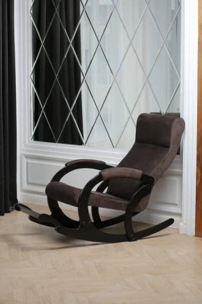 Кресло-качалка МАРСЕЛЬ 33-Т-AC (кофе) в Качканаре - kachkanar.mebel-74.com | фото