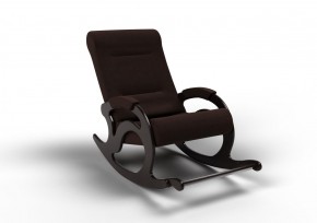 Кресло-качалка Тироль 12-Т-ГР (ткань/венге) ГРАФИТ в Качканаре - kachkanar.mebel-74.com | фото