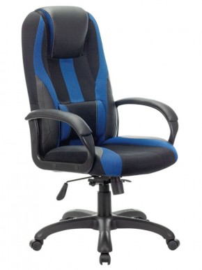 Кресло компьютерное BRABIX PREMIUM "Rapid GM-102" (экокожа/ткань, черное/синее) 532106 в Качканаре - kachkanar.mebel-74.com | фото