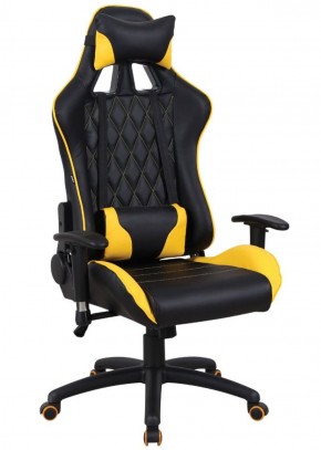 Кресло компьютерное BRABIX "GT Master GM-110" (черное/желтое) 531927 в Качканаре - kachkanar.mebel-74.com | фото