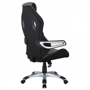 Кресло компьютерное BRABIX Techno GM-002 (ткань) черное/серое, вставки белые (531815) в Качканаре - kachkanar.mebel-74.com | фото