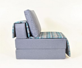 Кресло-кровать бескаркасное Харви (серый-квадро азур) в Качканаре - kachkanar.mebel-74.com | фото