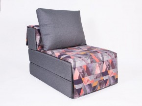 Кресло-кровать бескаркасное Харви (серый-сноу манго) в Качканаре - kachkanar.mebel-74.com | фото