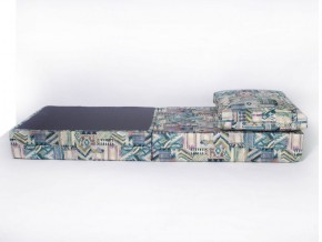 Кресло-кровать-пуф бескаркасное Окта (Велюр принт 2) в Качканаре - kachkanar.mebel-74.com | фото