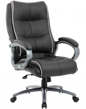 Кресло офисное BRABIX PREMIUM "Strong HD-009" (экокожа черная, ткань серая) 531945 в Качканаре - kachkanar.mebel-74.com | фото
