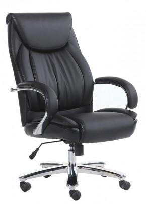 Кресло офисное BRABIX "Advance EX-575" (хром/экокожа/черное) 531825 в Качканаре - kachkanar.mebel-74.com | фото