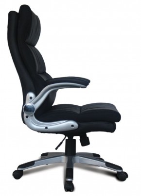 Кресло офисное BRABIX "Fregat EX-510" (рециклированная кожа, черное) 530863 в Качканаре - kachkanar.mebel-74.com | фото