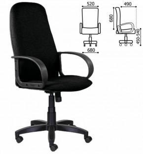 Кресло офисное BRABIX "Praktik EX-279" (ткань/кожзам, черное) 532017 в Качканаре - kachkanar.mebel-74.com | фото