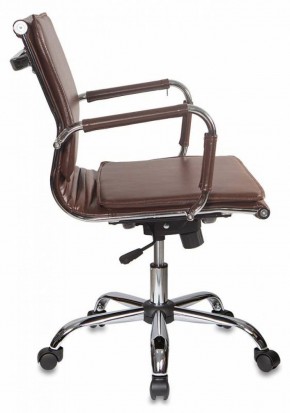 Кресло руководителя Бюрократ CH-993-LOW/BROWN коричневый в Качканаре - kachkanar.mebel-74.com | фото