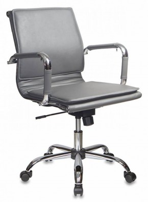 Кресло руководителя Бюрократ CH-993-LOW/GREY серый в Качканаре - kachkanar.mebel-74.com | фото