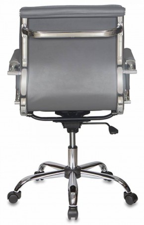 Кресло руководителя Бюрократ CH-993-LOW/GREY серый в Качканаре - kachkanar.mebel-74.com | фото