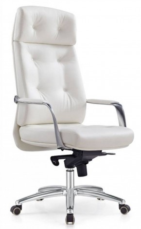 Кресло руководителя Бюрократ _DAO/WHITE белый в Качканаре - kachkanar.mebel-74.com | фото