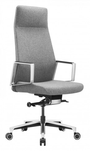 Кресло руководителя Бюрократ _JONS/CASHGREY серый в Качканаре - kachkanar.mebel-74.com | фото