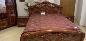 Кровать 2-х спальная 1600*2000 Роза, без основания (01.116) орех в Качканаре - kachkanar.mebel-74.com | фото