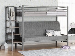 Кровать двухъярусная с диваном "Мадлен-3" (Серый/Серый) в Качканаре - kachkanar.mebel-74.com | фото