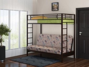 Кровать двухъярусная с диваном "Мадлен" (Коричневый/Бежевый) в Качканаре - kachkanar.mebel-74.com | фото