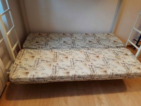 Кровать двухъярусная с диваном "Мадлен" (Коричневый/Бежевый) в Качканаре - kachkanar.mebel-74.com | фото