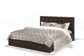 Кровать Элен 1600 + основание с ПМ (Лесмо brown) коричневый в Качканаре - kachkanar.mebel-74.com | фото