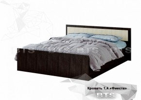 Кровать Фиеста 1400 LIGHT + Проложки LIGHT 1400 ДСП (Венге/Лоредо) в Качканаре - kachkanar.mebel-74.com | фото