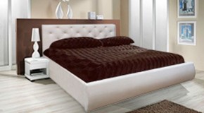 Кровать Интерьерная 1800 с ПМ (ткань 3 кат) в Качканаре - kachkanar.mebel-74.com | фото